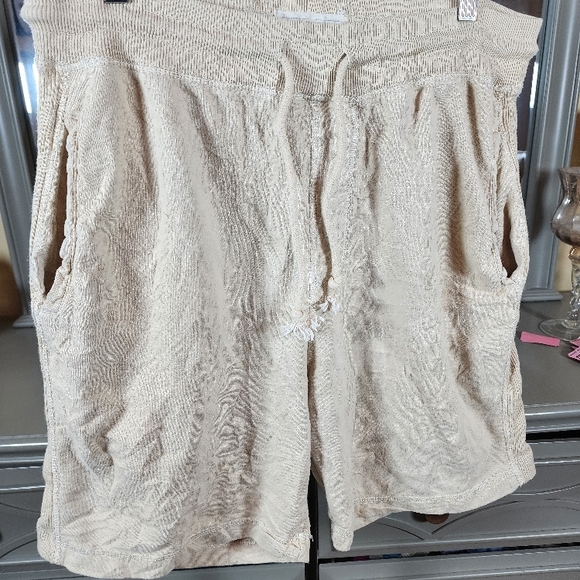 Free People Other - Free Planet Men's Tan Beige Casual Sweat Shorts Cotton Size Medium